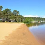Sur Golf Avec Piscine Chauffee A Lacanau-ocean 아파트 *