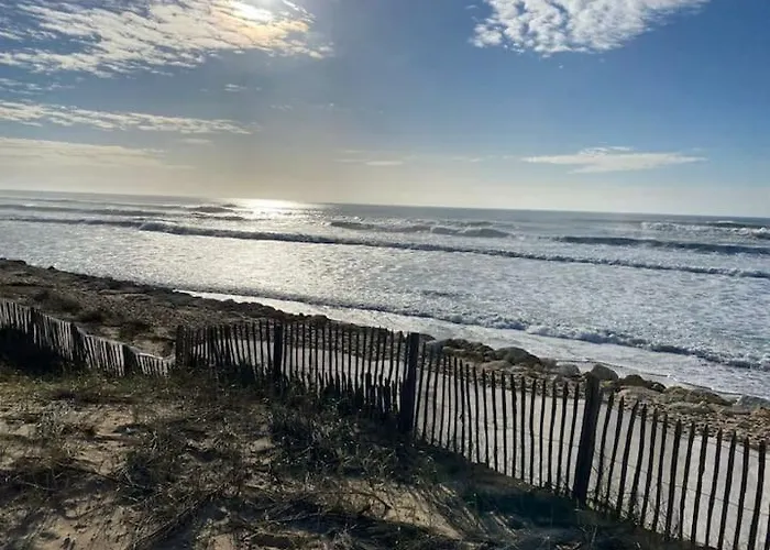 Sur Golf Avec Piscine Chauffee A Lacanau-ocean Apartament *